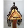 Image 6 : Old Highback Basket Stamped Saddle- 16.5" Seat- New Sheepskin And Skirts- New Tread On Stirrups- Str