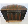 Image 1 : Refinished Dome Topped Trunk- Very Good Condition- 36.5"W X 25"H X 21"D