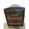 Image 5 : Refinished Dome Topped Trunk- Very Good Condition- 36.5"W X 25"H X 21"D