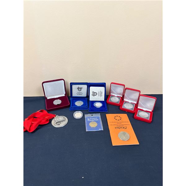 Assortment of Coins & Medallions