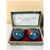 Image 2 : 3 Sets of Cloisonne Balls in Boxes