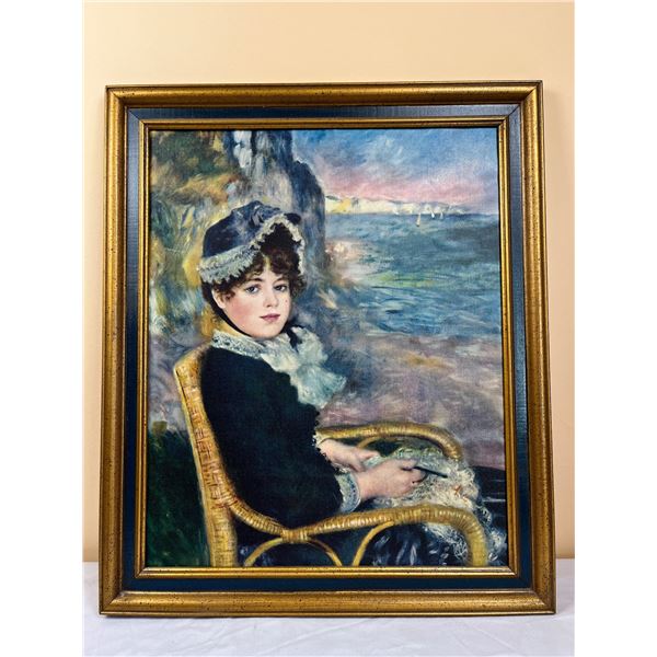 "By The Seashore" Print. Artist Pierre Auguste Renoir