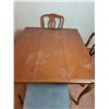 Image 2 : Wooden Dining Table & 4 Chairs.  Some Scratches & Waterstains