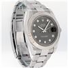 Image 2 : Rolex Mens Stainless Steel 41MM Rhodium Diamond Dial Datejust 2 Wristwatch