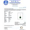 Image 4 : 4.54 ctw Emerald and 0.31 ctw Diamond 14K White Gold Pendant/Necklace