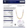 Image 4 : 34.51 ctw Multi-Color Sapphire and 1.89 ctw Diamond 14K Yellow Gold Necklace