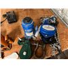 Image 2 : GROUP OF POWERFIST 1 TONNE CHAIN HOIST, POWERFIST 20 TONNE BOTTLE JACK NO HANDLE 8 TONNE B-RING, 3