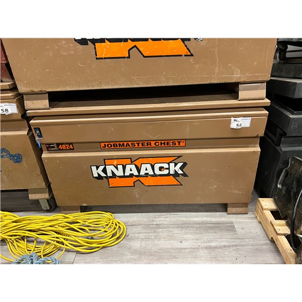 KNAACK JOBMASTER STORAGE CHEST MODEL 4824 WITH LOCK AND KEY