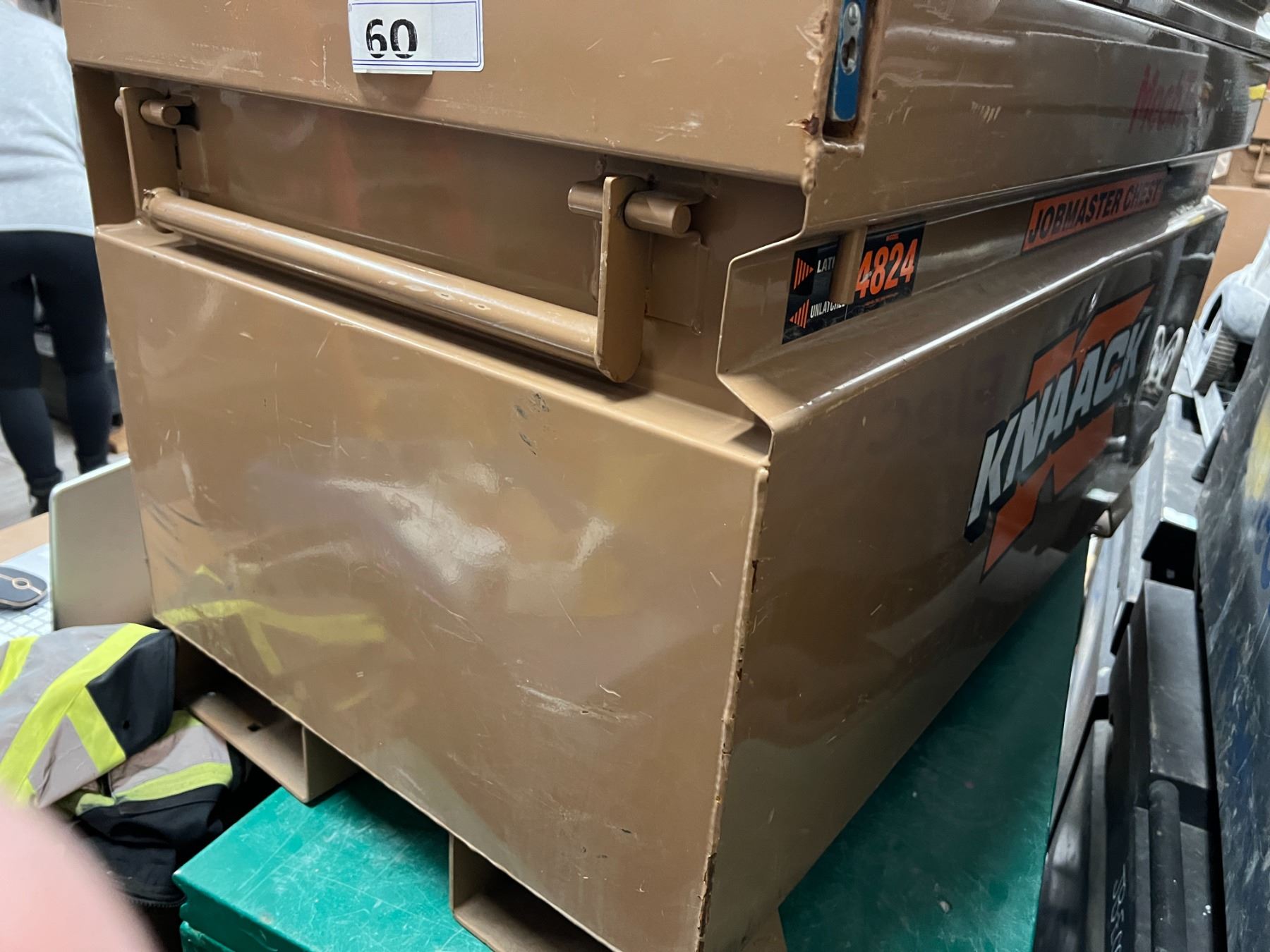 KNAACK JOBMASTER STORAGE CHEST, MODEL 4824 LOCK WITH NO KEY, OPEN ...