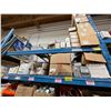 Image 1 : 2 SHELVES OF ASSORTED ELECTRICAL BOXES, FACE PLATES, WALL PLATES, EXT RINGS,