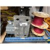 Image 2 : SHELF LOT 2 PART ROLLS OF FIRE ALARM WIRE, 2 X RACK-A-TIERS WIRE DISPENSERS, SQUARE D