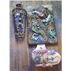 Image 1 : Qty 3 Lightweight Metal Mexican Wall Hangings: Gecko, Cactus Kokopelli & Jar, Misc Sizes