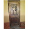 Image 2 : Wooden Entry Door w/ Metal Hardware 80"x35"