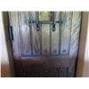 Image 4 : Wooden Entry Door w/ Metal Hardware 80"x35"