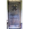 Image 1 : Wooden Entry Door w/ Metal Hardware 83"x35"