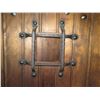 Image 3 : Wooden Entry Door w/ Metal Hardware 83"x35"