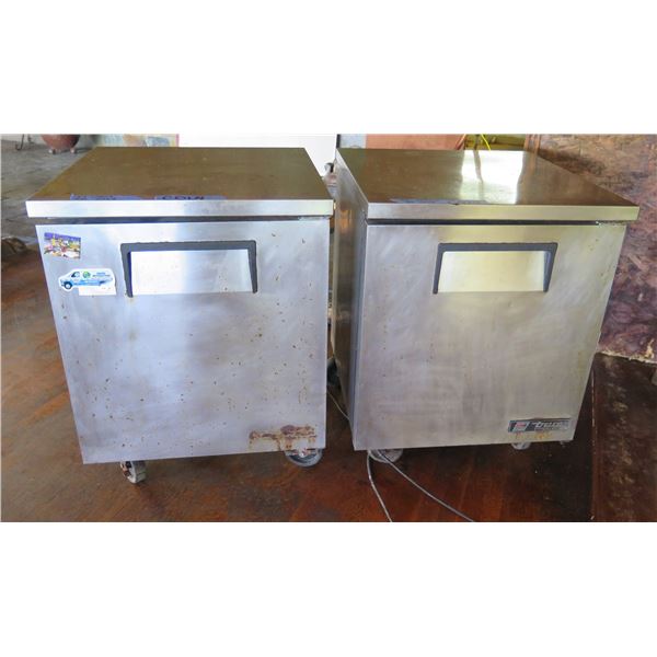 Qty 2 True TUC-27F Undercounter Freezers (works - gets cold)