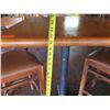 Image 9 : Qty 5 Square Wooden Tables 30"x30"x42"H w/ 10 Chairs