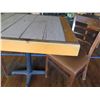 Image 4 : Qty 22 Wooden Tables 30"x37"x31"H w/ 65 Chairs 16"x16"x34"H