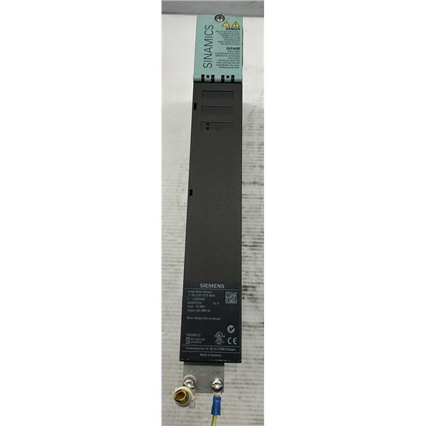 Siemens #6SL3120-1TE15-0AA4 Single Motor Module