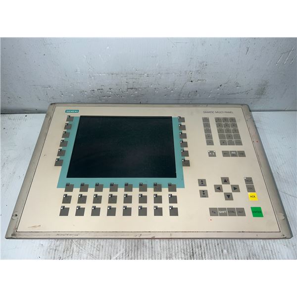 Siemens #6AV6 542-0AG10-0AX0 Multi Panel MP270B KEY-10TFT Screen