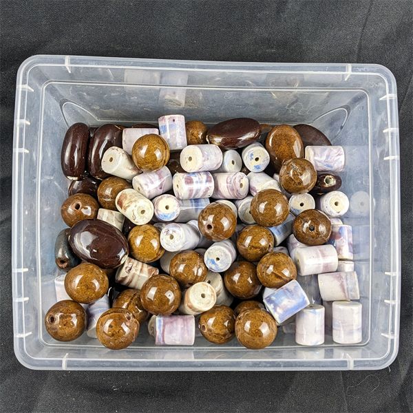 Large Lot of Various Ceramic Beads