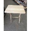 Image 2 : Set of 4 Wood TV Tables with Stand
