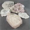 Image 1 : Lot of Raw Clear Quartz & Amethyst Crystal Cluster