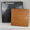 Image 1 : Wood table Top Display Case with Plexiglass and Wood Box