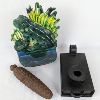 Image 1 : Cast Iron Hand Painted Frog, Candle Box Holder & Clock Weight