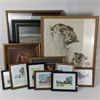 Image 1 : Lot of 12 Pictures & Picture Frames