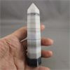 Image 2 : Zebra Calcite Stone Tower 4.75"