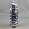 Image 1 : Rainbow Zebra Jasper Tower 3" (Electroplated)