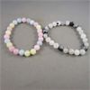 Image 3 :  Lot of 6 Crystal Bracelets - Quartz, Black Tourmaline in Quartz, Carnelian