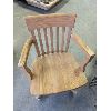 Image 2 : Solid Wood Bankers Chair 33" Tall