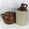 Image 2 : Lot of Vintage Crocks, Jugs and a Bean Pot