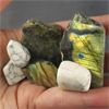 Image 2 : Lot of Raw Labradorite & Polished Howlite Specimens