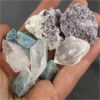 Image 2 : Lot of Raw Blue Apatite, Lithium Quartz & Lepidolite Specimens