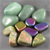 Image 1 : Lot of Polished Rainbow Hematite, Aventurine & Unakite Specimens