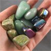 Image 2 : Lot of Polished Rainbow Hematite, Aventurine & Unakite Specimens