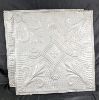 Image 1 : Set of 2 Vintage Pressed Tin Ceiling Panels 24" x 24"