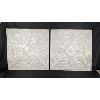 Image 2 : Set of 2 Vintage Pressed Tin Ceiling Panels 24" x 24"