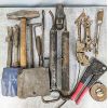 Image 1 : Vintage Tools - Hammers, Grease Gun, Push Drill, Allen Keys and more!