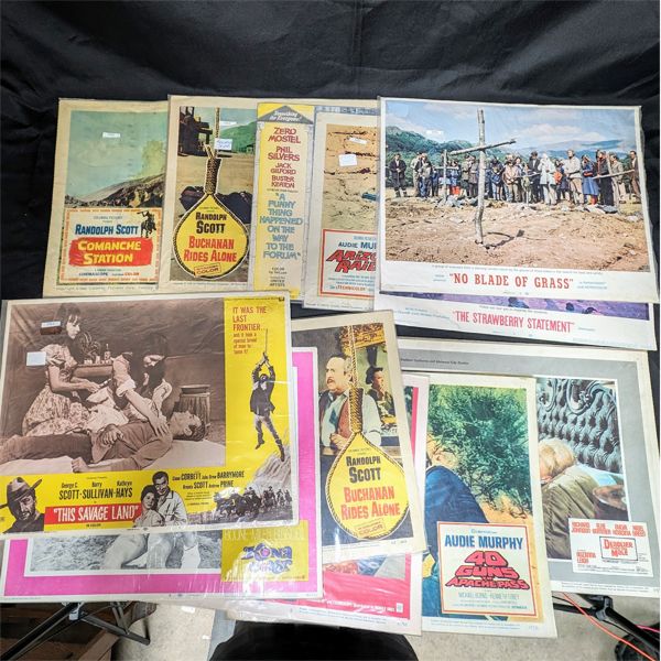 Set of 12 Lobby Card Movie Posters