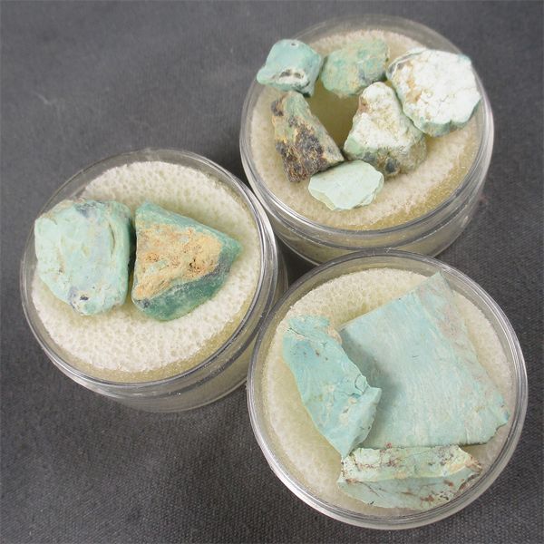 Lot of Raw King Hardy Turquoise