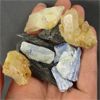 Image 2 : Lot of Raw Tangerine Quartz, Black Kyanite & Blue Kyanite Specimens