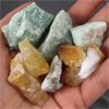 Image 2 : Lot of Raw Aventurine, Amazonite, Strawberry Quartz & Citrine Specimens