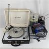 Image 1 : Lot of DVD players, Audition Turntable, Antennas, Unused Cassette and CD-R's