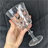 Image 4 : Lot of Cross and Olive Crystal Glasses