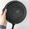 Image 2 : Findlay Cast Iron Fry Pan With Approx. 35 Wooden Spatulas 